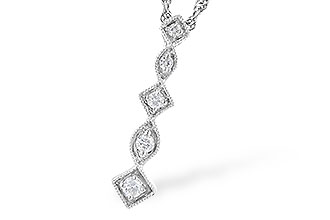 K282-34763: NECKLACE .10 TW