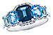 K283-21163: LDS RG 2.15 TW BLUE TOPAZ 2.30 TGW