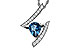 K284-10209: NECK 1.04 LONDON BLUE TOPAZ 1.23 TGW (8x6MM)
