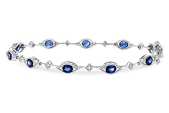 K284-10254: BRACELET 2.31 SAPPHIRE 2.50 TGW (7")