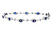 K284-10254: BRACELET 2.31 SAPPHIRE 2.50 TGW (7")