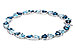 K284-11145: BRACELET 12.20 BLUE TOPAZ 12.50 TGW (7")