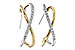 K284-11163: EARRINGS .50 TW