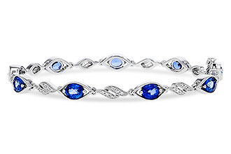 K284-11172: BRACELET 4.02 SAPPHIRE 4.26 TGW (7")
