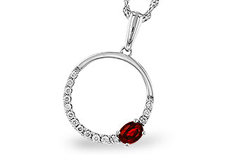 K284-12009: NECKLACE .26 RUBY .41 TGW