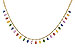 K284-12927: NECK 6.75 MULTI-COLOR SAPP 7.21 TGW (17.25")