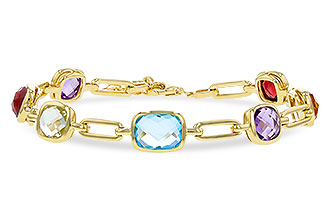 K284-12954: BRACELET 8.87 TW SEMI-PREC (GT,CIT,AMY,G.AMY,BT)
