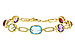 K284-12954: BRACELET 8.87 TW SEMI-PREC (GT,CIT,AMY,G.AMY,BT)
