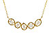 K284-15645: NECKLACE .50 TW FANCY CUT DIAS (18")