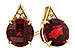 K284-15654: EARR 2.08 TW GARNET 2.10 TGW (6MM RD)