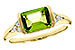 K284-15663: LDS RG 1.52 PERIDOT 1.61 TGW (8X6MM PER)