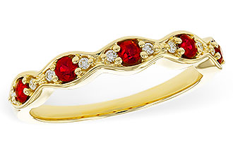K284-17472: LDS WED RG .28 RUBY .34 TGW