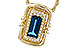 K285-00218: NECK .84 LONDON BLUE TOPAZ .96 TGW (8x4MM LBT)