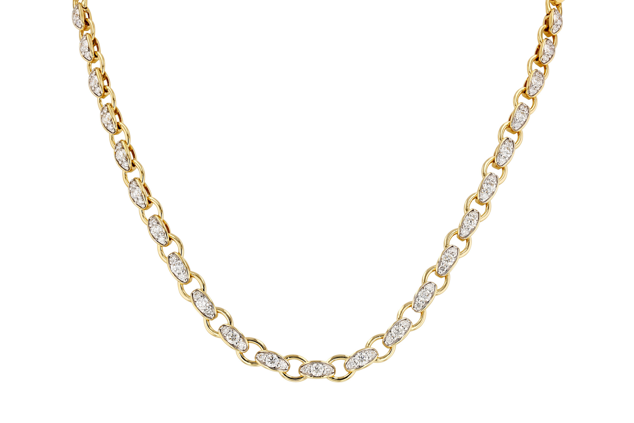 K285-02009: NECKLACE 3.18 TW (17.25")