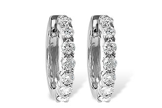 L010-48372: EARRINGS 1.00 CT TW