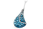 L196-86581: NECK 4.81 BLUE TOPAZ 4.94 TGW