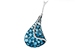 L196-86581: NECK 4.81 BLUE TOPAZ 4.94 TGW