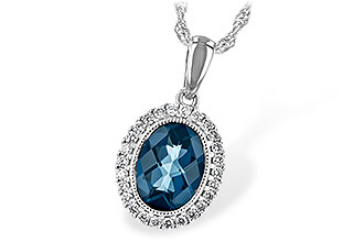 L198-64736: NECK 1.28 LONDON BLUE TOPAZ 1.41 TGW