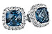 L198-64745: EARR 2.14 LONDON BLUE TOPAZ 2.40 TGW (6MM LBT)