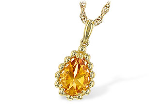 L198-67518: NECKLACE 1.06 CT CITRINE