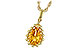 L198-67518: NECKLACE 1.06 CT CITRINE