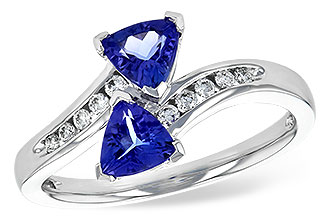 L199-54809: LDS RG .77 TW TANZANITE .90 TGW