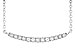 L199-60218: NECKLACE .10 TW (13 STONES)