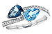 L199-61136: LDS RG 1.52 BLUE TOPAZ 1.66 TGW