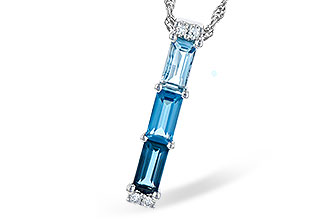 L282-30227: NECK 1.26 BLUE TOPAZ 1.30 TGW