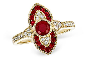 L282-30254: LDS RG .63 TW RUBY .75 TGW