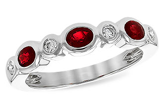 L282-30263: LDS WED RG .55 RUBY .68 TGW