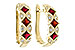 L282-32963: EARR .75 RUBY .87 TGW