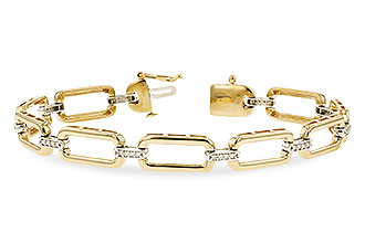 L283-23845: BRACELET .25 TW (7.5" - M198-69318 WITH LARGER LINKS)