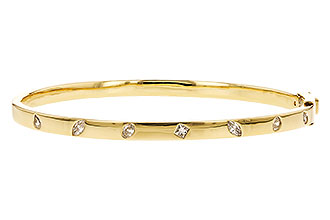 L283-24763: BANGLE .35 TW FANCY CUT DIAMONDS