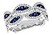 L283-26618: LDS WED RG .81 TW SAPP 1.22 TGW
