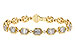 L284-09318: BRACELET 1.02 BAG 1.30 TW