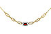 L284-11118: NECK .63 GARNET .75 TGW (6x4MM E.C. GAR / 18")