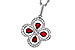 L284-11136: NECKLACE .68 RUBY TW .96 TGW