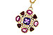 L284-12000: NECKLACE 2.76 SEMI-PREC (AM,GT,PT) 2.82 TGW