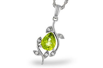 L284-12036: NECKLACE 1.16 PERIDOT 1.21 TGW (8x6MM PER)
