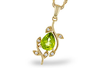 L284-12036: NECKLACE 1.16 PERIDOT 1.21 TGW (8x6MM PER)