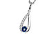 L284-14727: NECKLACE .38 SAPP .54 TGW (5x4 SAPP)