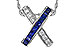 L284-17481: NECKLACE .60 TW SAPPHIRE .77 TGW