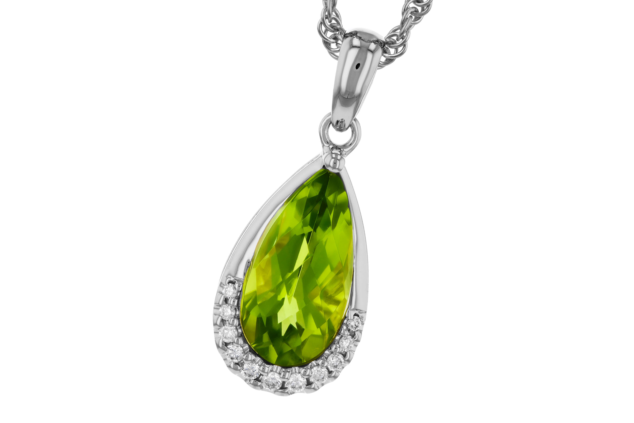 L285-02009: NECK 1.94 PERIDOT 2.00 TGW (12x6MM PS)