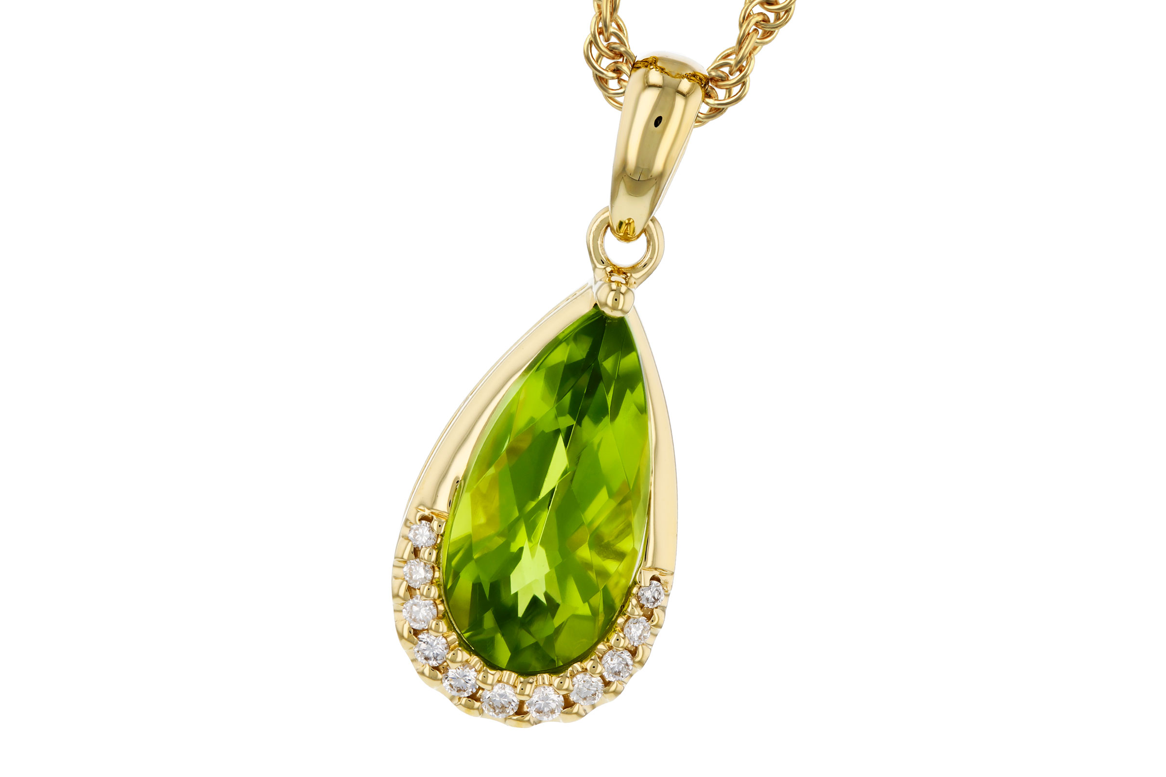L285-02009: NECK 1.94 PERIDOT 2.00 TGW (12x6MM PS)