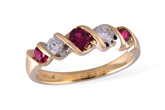 M102-28390: LDS WED RG .34 RUBY .58 TGW