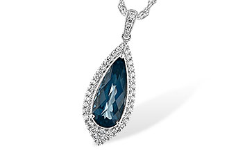 M198-66554: NECK 2.40 LONDON BLUE TOPAZ 2.65 TGW