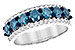 M198-66590: LDS WED RG 1.26 BLUE DIAS 1.70 TGW
