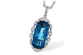 M199-55636: NECK 6.70 LONDON BLUE TOPAZ 6.81 TGW