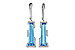 M199-55709: EARR 6.12 TW BLUE TOPAZ 6.33 TGW